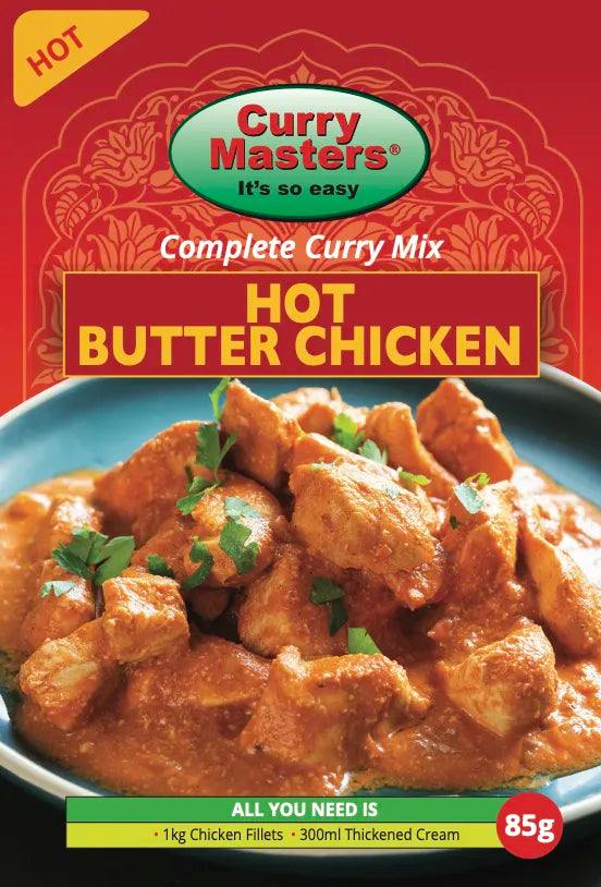 CURRY MASTERS HOT BUTTER CHICKEN 85G