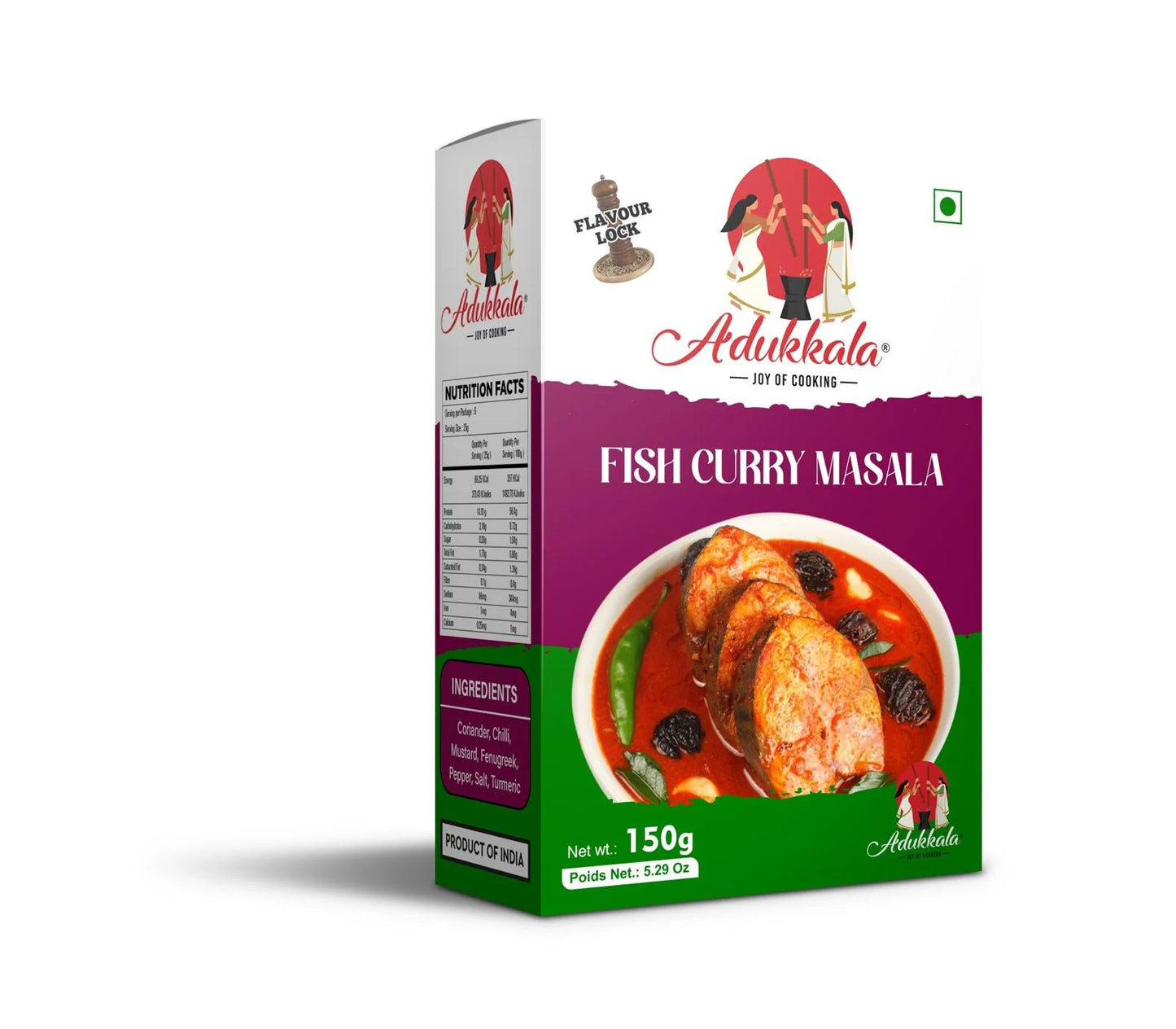 ADUKKALA FISH CURRY MASALA 150G