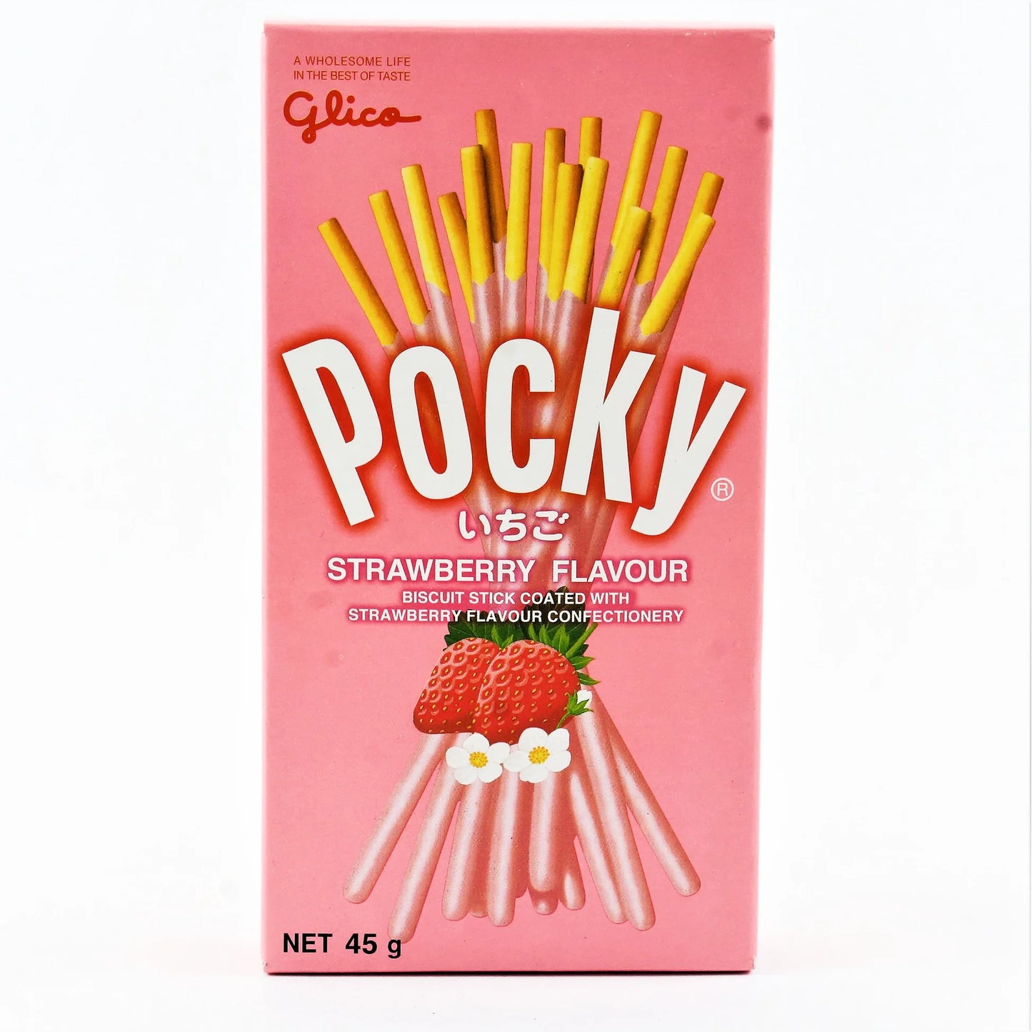 GLICO POCKY BISC STRAWBERRY 45G