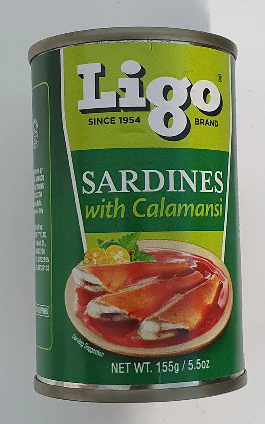 LIGO SARDINES WITH CALAMANSI 155G