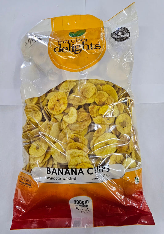 MALABAR DELIGHTS BANANA CHIPS 908G