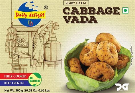 DAILY DELIGHT CABBAGE VADA 300G