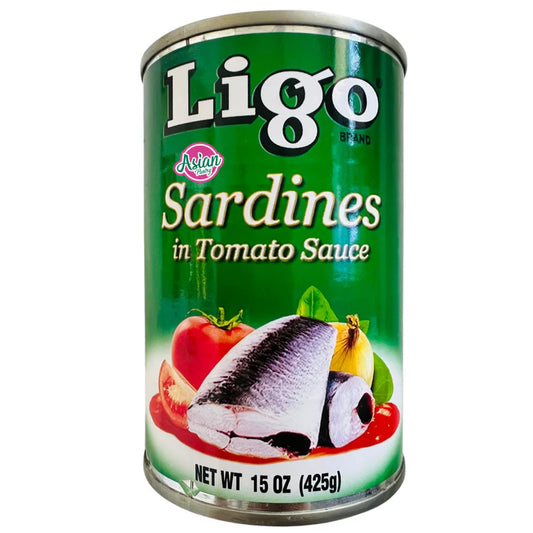 LIGO SARDINE IN TOMAO SAUCE GREEN 425G