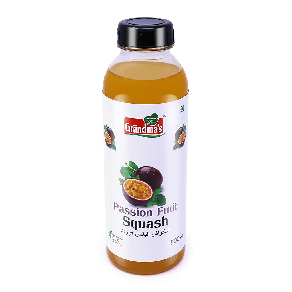 GRANDMAS PASSION FRUIT SQUASH 500ML