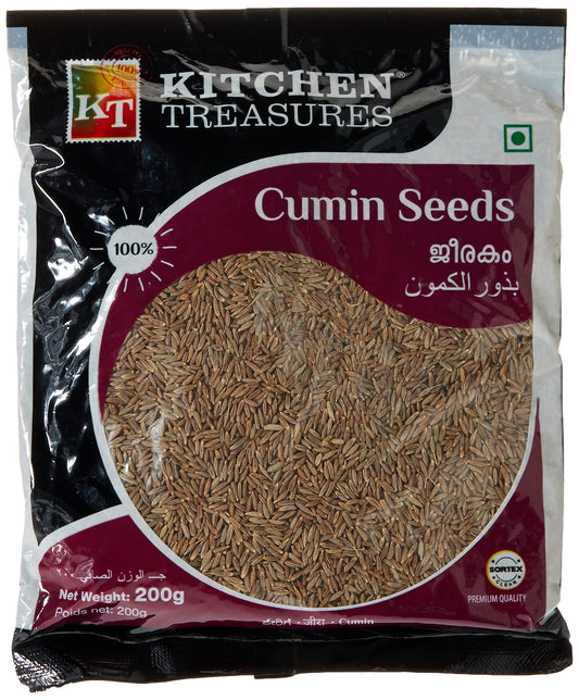 KITCHEN TREASURES CUMIN SEED 200G