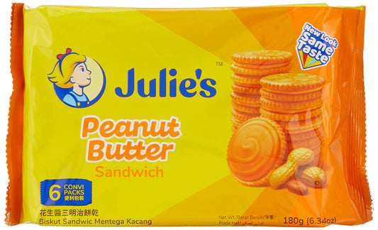 JULIES PEANUT BUTTER SANDWITCH 180G