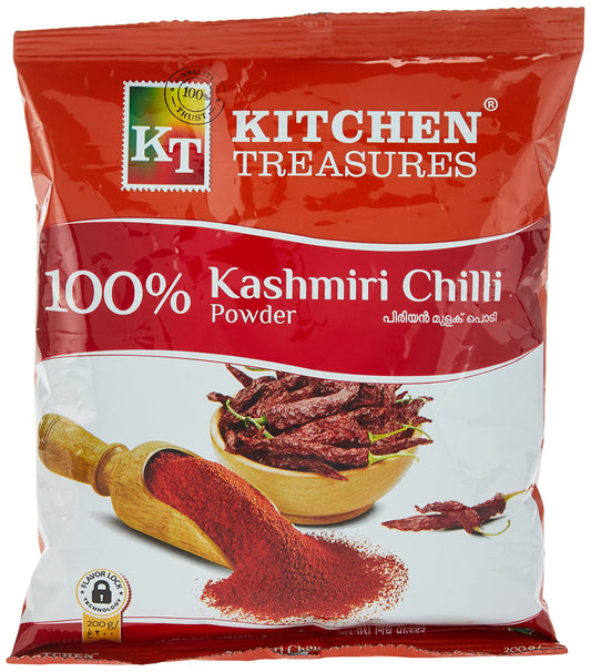 KITCHEN TREASURES KASHMIRI CHILLI POWDER 200G