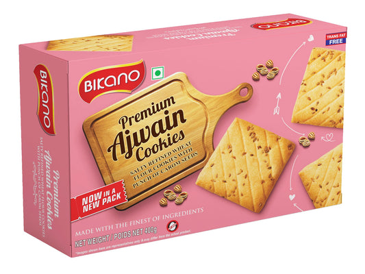 BIKANO AJWAIN COOKIES 400G