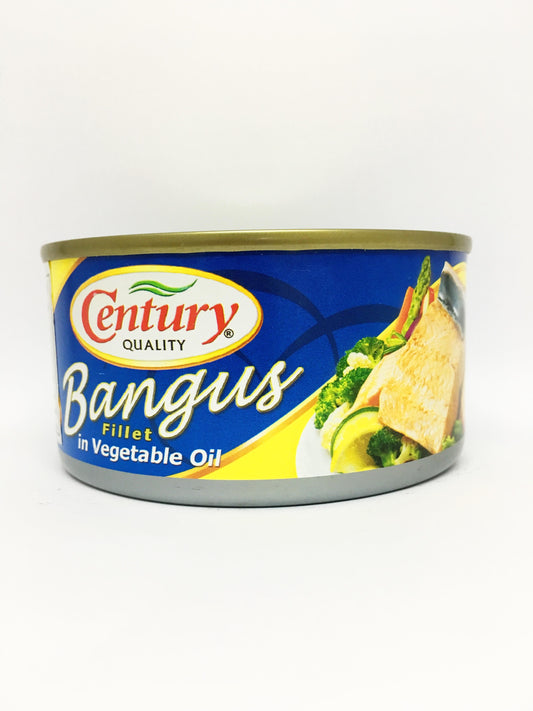 CENTURY BANGUS FILLET IN VEG OIL 184G