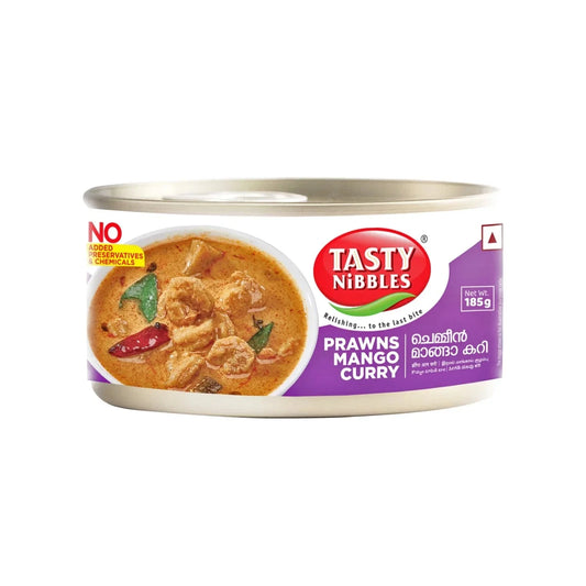 TASTY NIBBLES PRAWNS MANGO CURRY 185G