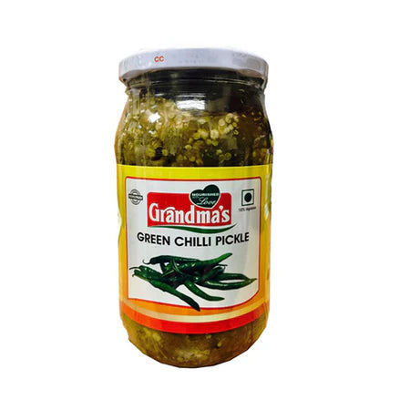 G GREEN CHILLI PICKLE 400G