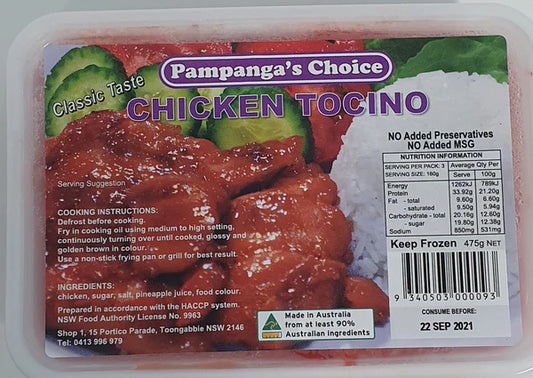TOCINO CHICKEN 475G