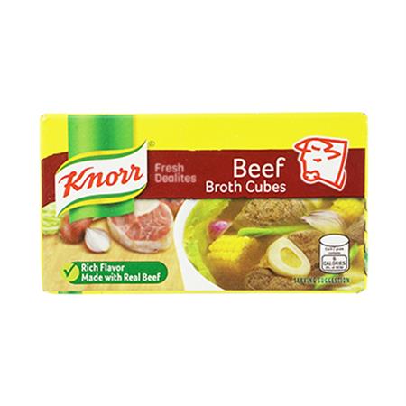KNORR BROTH CUBES BEEF 60G