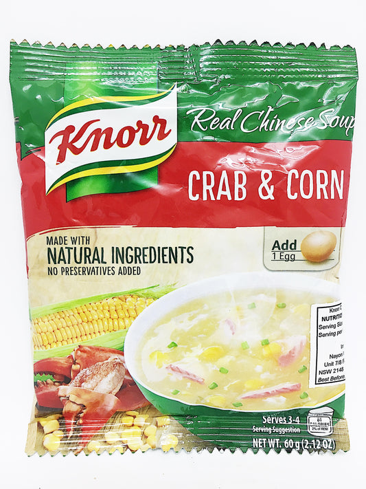 KNORR CRAB & CORN SOUP MIX
