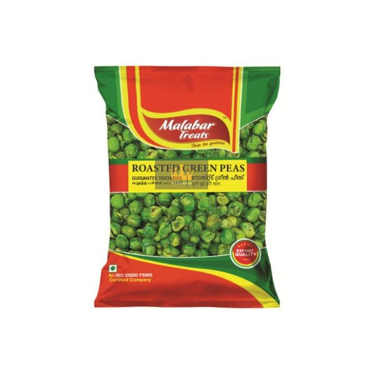 MALABAR TREATS ROASTED GREEN PEAS 200G