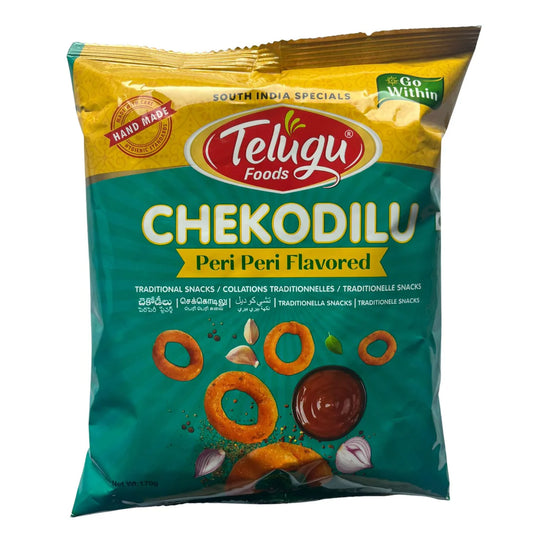 TELUGU FOODS CHEKODILU PERI PERI 170G