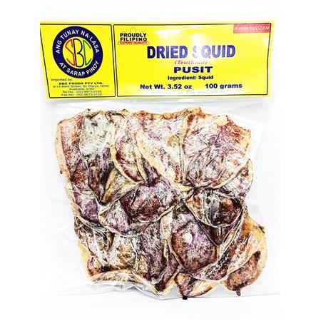 SBC DRIED SQUID (PUSIT) 100G