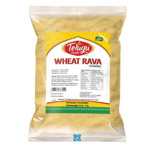 TELUGU FOODS WHEAT RAVA 1KG