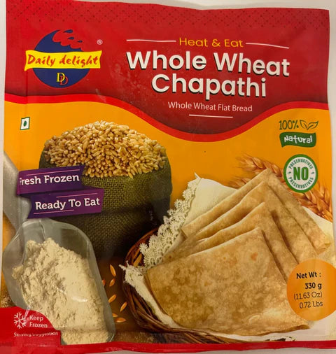 DD WHOLE WHEAT CHAPPATHI 330G