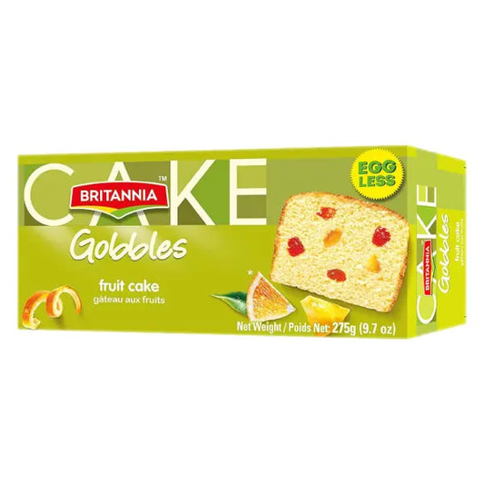 BRITANNIA EGGLESS POUND FRUIT 275G