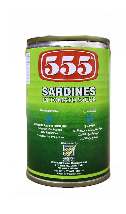 555 FRIED SARDAINE IN TOMATO 155G