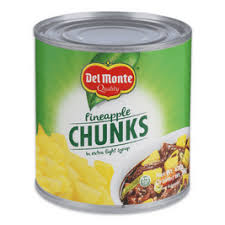 DEL MONTE PINEAPPLE CHUNKS 432G