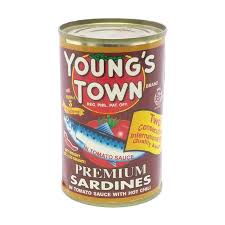 YOUNGS TOWN SARDINE SPICY 155G