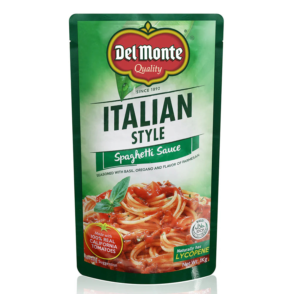 DEL MONTE SPAGHETTI SAUCE ITALIAN STYLE 1KG