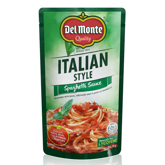 DEL MONTE SPAGHETTI SAUCE ITALIAN STYLE 1KG