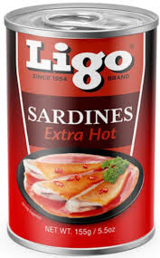 LIGO SARDINES EXTRA HOT 155G