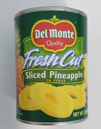 DEL MONTE SLICED PINEAPPLE 567G